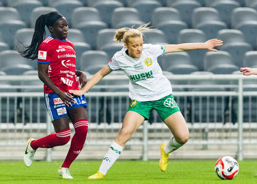 Vittsjös Sura Yekka och Hammarbys Smilla Holmberg