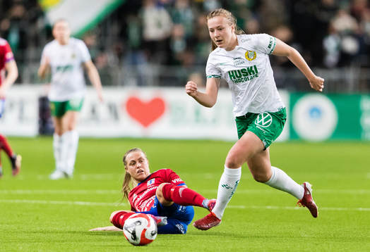 Vittsjös Nellie Persson och Hammarbys Sara Kanutte Fornes
