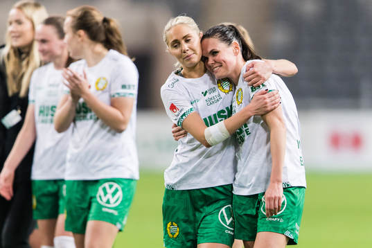 Hammarbys Alice Carlsson och Simone Boye Sørensen
