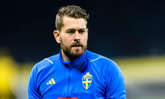 goalkeeper Kristoffer Nordfeldt of Sweden