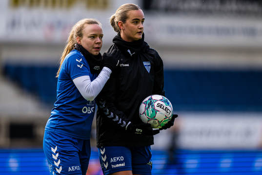 Susanne Oliver Haaland and Emma Braut Brunes of Kolbotn