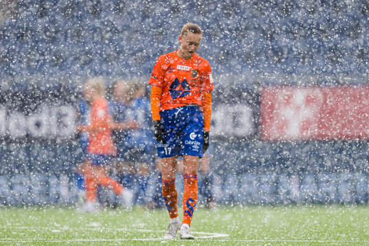 Nora Harnes Håheim of AaFK Fortuna looks dejected