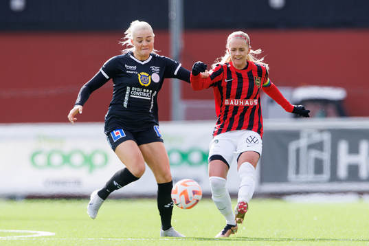 IK Uppsalas Klara Folkesson och Brommapojkarnas Elsa