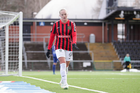 Brommapojkarnas Klara Andrup deppar