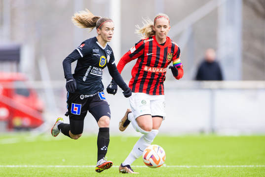 IK Uppsalas Johanna Renmark och Brommapojkarnas Elsa