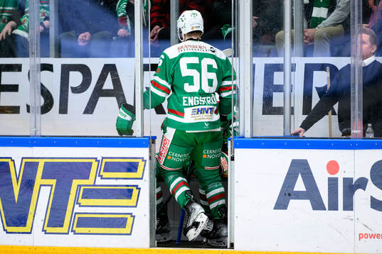 Rögles Adam Engström i utvisningsbåset