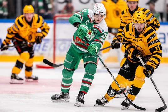 Rögles Daniel Ljungman och Skellefteås Max Lindholm