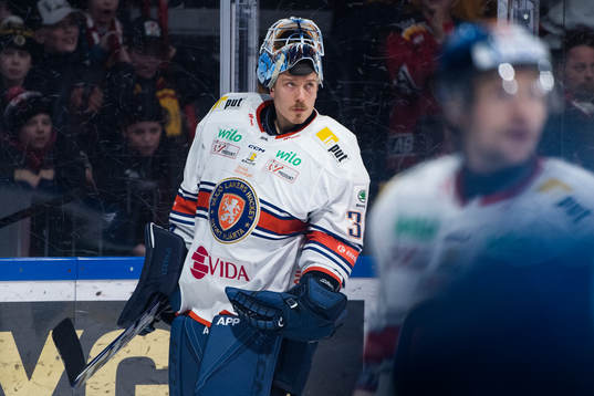 Växjös målvakt Emil Larmi