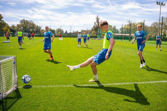 Jørgen Strand Larsen of the Norwegian national football