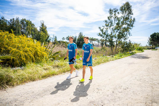 Ola Solbakken and Marcus Holmgren Pedersen of the Norwegian