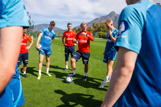 Pål Fjelde, tactical statistician, and Kent Bergersen,
