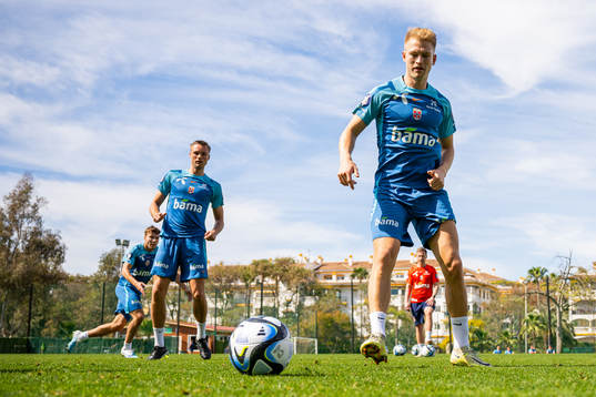 Stian Gregersen and Andreas Hanche-Olsen of the Norwegian