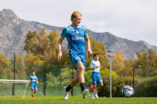 Morten Thorsby of the Norwegian national football team