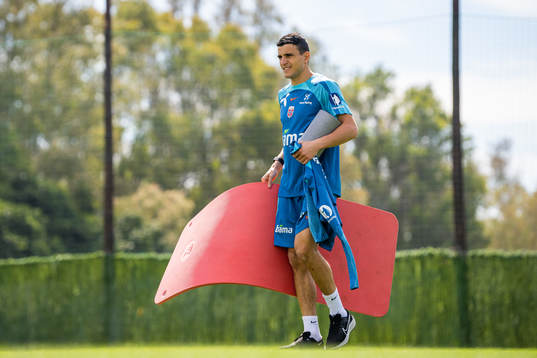 Mohamed Elyounoussi of the Norwegian national football team