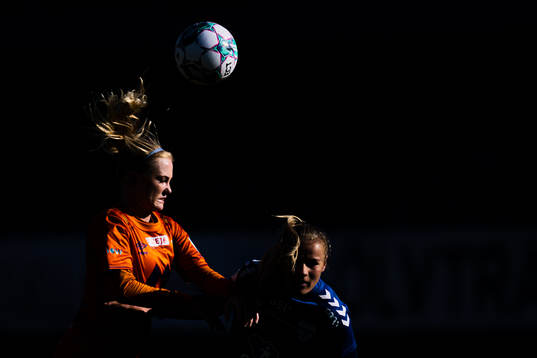 Caylon Mason Mcmillan of AaFK Fortuna and Martine Trollsås