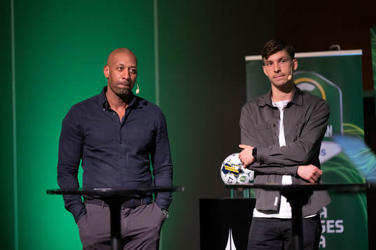 Örgrytes tränare Jeffrey Aubynn och Daniel  Paulson