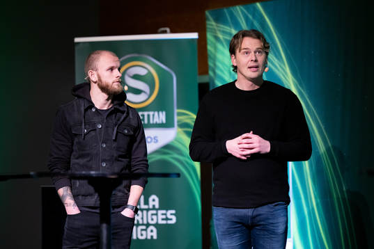 Gais Niklas Andersen och tränare Fredrik Holmberg