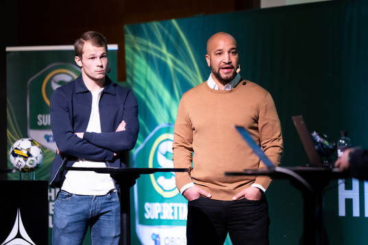 Brages Alexander Zetterström och tränare Klebér