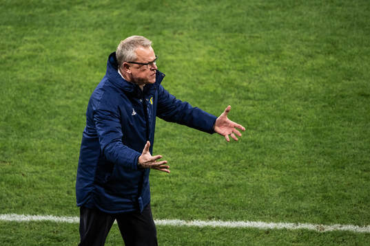 Head coach Janne Andersson of Sweden
