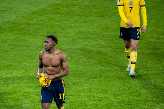 Anthony Elanga of Sweden