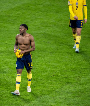 Anthony Elanga of Sweden