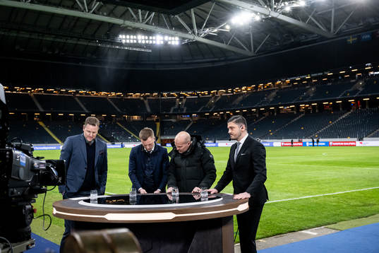 Niklas Jihde, Sebastian Larsson, Fredrik Ljungberg and