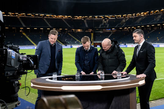 Niklas Jihde, Sebastian Larsson, Fredrik Ljungberg and