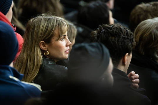 Maja Nilsson Lindelöf in the stands