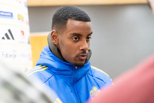 Alexander Isak of Sweden