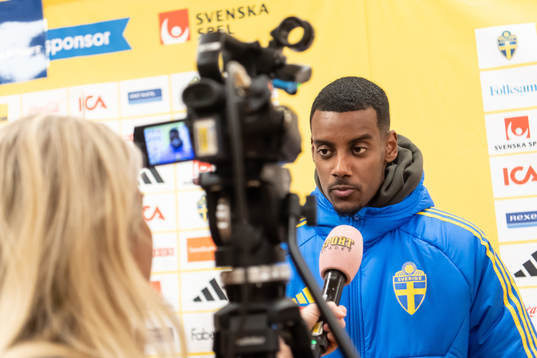Alexander Isak of Sweden