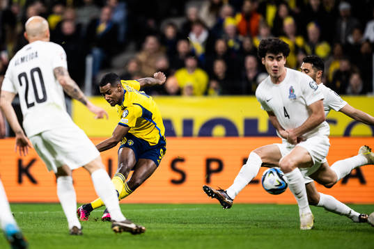 Alexander Isak of Sweden