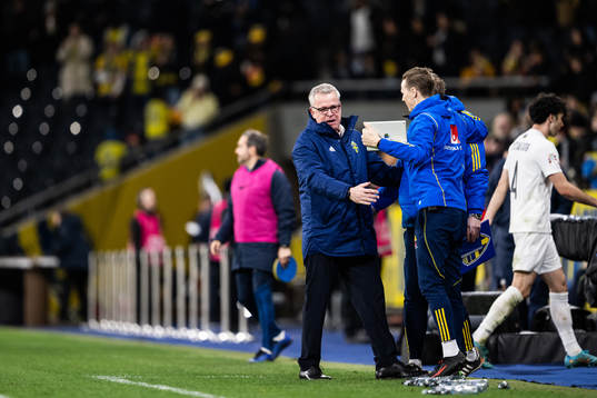 Head coach Janne Andersson of Sweden