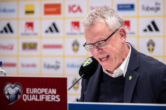 Head coach Janne Andersson of Sweden
