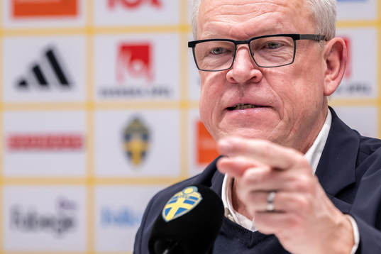 Head coach Janne Andersson of Sweden