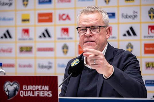 Head coach Janne Andersson of Sweden