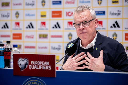 Head coach Janne Andersson of Sweden