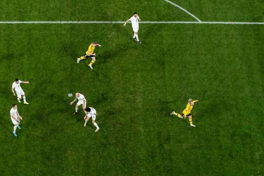 Emil Forsberg of Sweden celebrates