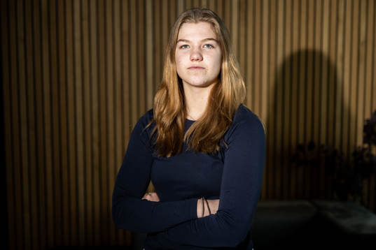 Ebba Hedqvist of Sweden’s women national Ice Hockey team