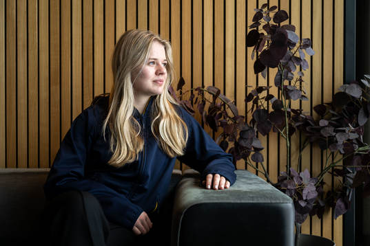 Mira Jungåker of Sweden’s women national Ice Hockey team