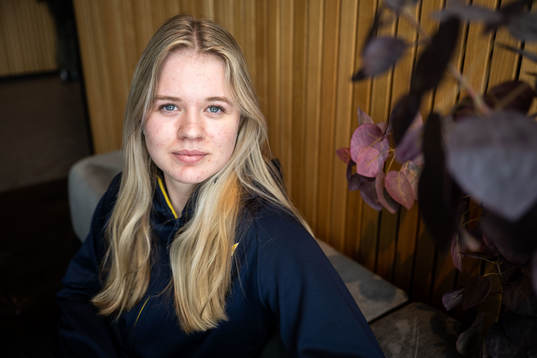Mira Jungåker of Sweden’s women national Ice Hockey team