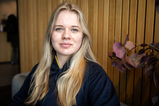 Mira Jungåker of Sweden’s women national Ice Hockey team