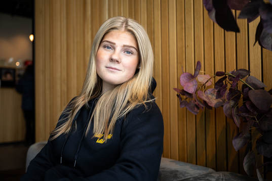 Lova Blom of Sweden’s women national Ice Hockey team