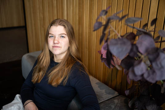 Ebba Hedqvist of Sweden’s women national Ice Hockey team