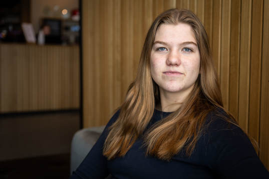 Ebba Hedqvist of Sweden’s women national Ice Hockey team