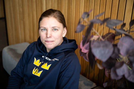 Sara Grahn of Sweden’s women national Ice Hockey team