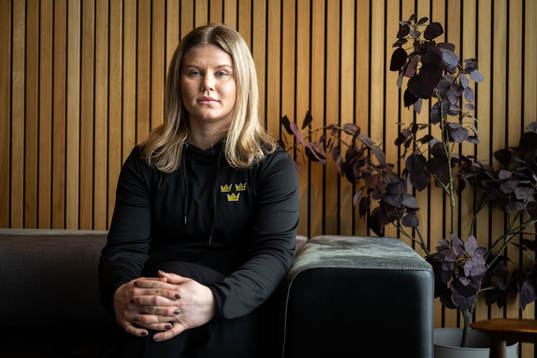 Maja Nylén Persson of Sweden’s women national Ice Hockey