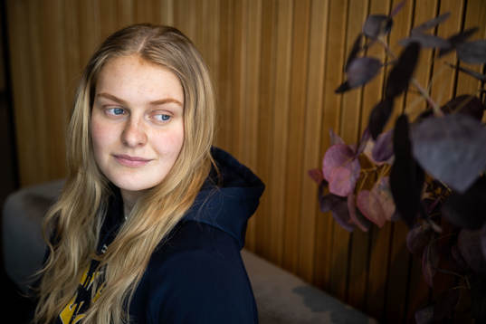 Annie Silén of Sweden’s women national Ice Hockey team