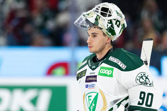 Färjestads målvakt Matthew Tomkins