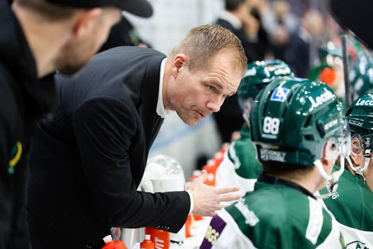 Färjestads huvudtränare Tomas Mitell