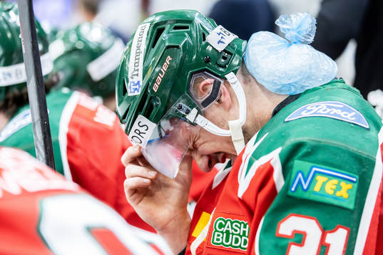 Frölundas Nicklas Lasu har ont